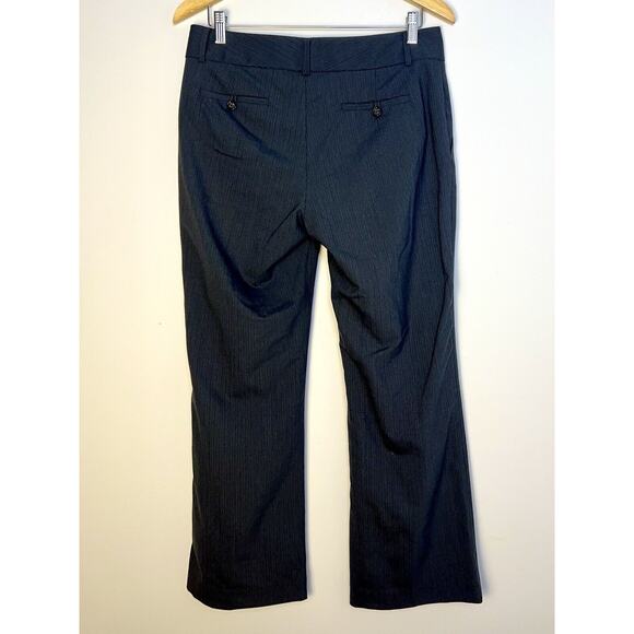 Banana Republic Bootcut Dress Pants Womens 8 Martin Fit Gray Stretch Wool Blend - Picture 2 of 7